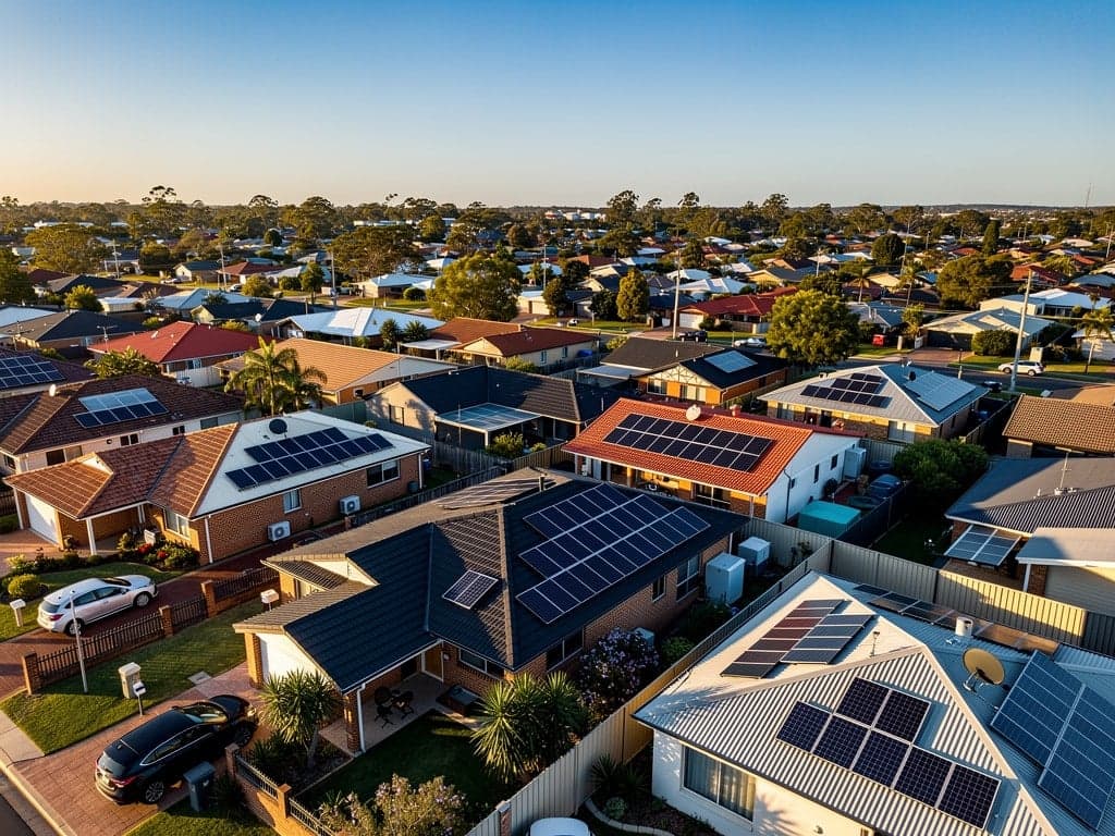 Virtual power plant network of solar homes